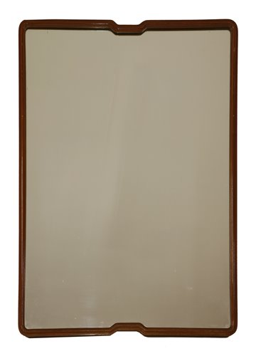 Lot 364 - An Italian walnut mirror