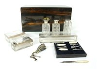 Lot 269 - A Victorian coromandel dressing box