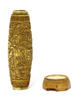Lot 126 - A Chinese ivory handle