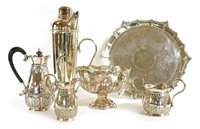 Lot 308 - A collection of mixed silver plated wares