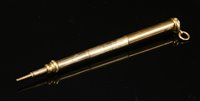 Lot 709 - A telescopic action propelling pencil