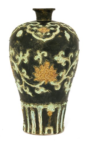 Lot 69 - A Meiping with scrolling lotus