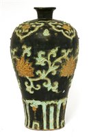Lot 69 - A Meiping with scrolling lotus