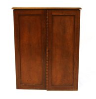 Lot 635 - A mahogany collector's cabinet