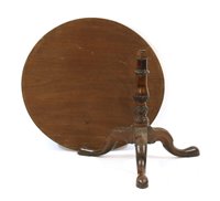 Lot 717 - A George III mahogany tripod table base