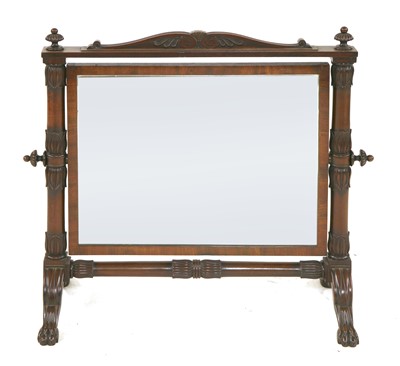 Lot 606 - A Regency mahogany dressing mirror