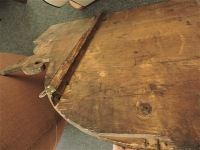 Lot 264 - A Tibetan wood board