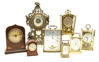 Lot 326 - A collection of clocks