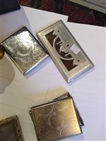 Lot 151 - A collection of cigarette cases