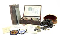 Lot 358 - A collection of military items