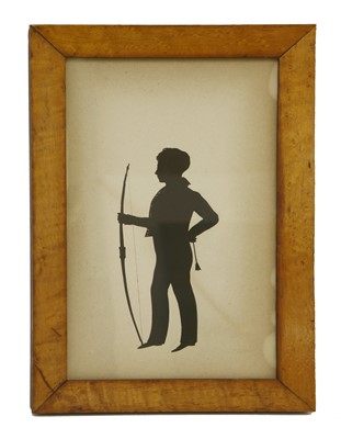 Lot 323 - Two silhouettes by Augustin Edouart (1789-1861)