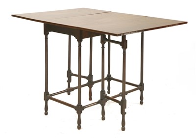 Lot 856 - A George III mahogany 'spider leg' drop-leaf table