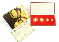 Lot 139 - Medallions, South Africa, a 1983 Burgerspond Proof Bullion Medallion set