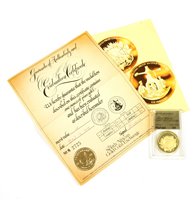 Lot 140 - Medallions, South Africa, `25 Years of Proof S.A. Gold Coins 1952 - 1977'