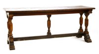 Lot 527 - A refectory table