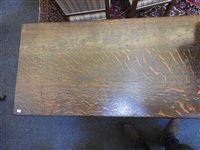 Lot 527 - A refectory table
