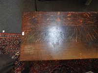 Lot 527 - A refectory table