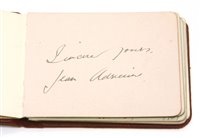 Lot 144 - An autograph book