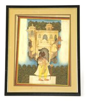 Lot 479 - Chhotu Lal, Indian School, Gentleman standing...