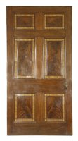 Lot 646 - A mahogany room door