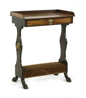 Lot 703 - A 19th century mahogany sewing table, with...