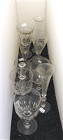 Lot 312 - A collection of 18th Century and later glass