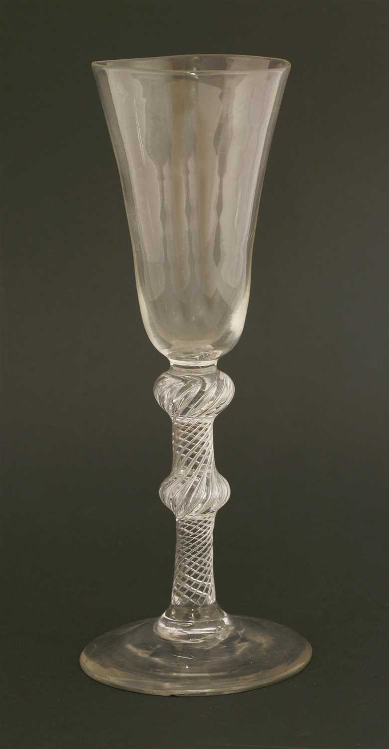 Lot 166 - An 18th century ale glass