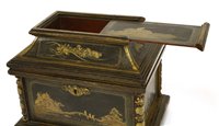 Lot 362 - Two Japanese lacquered boxes