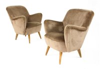 Lot 384 - A pair of cocktail chairs