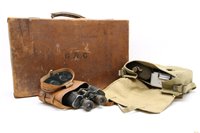 Lot 290 - Two suitcases with brown