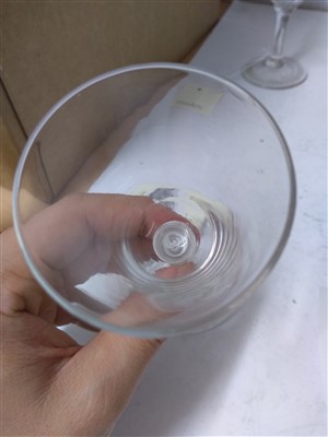 Lot 212 - A wine glass