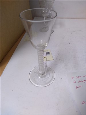 Lot 212 - A wine glass