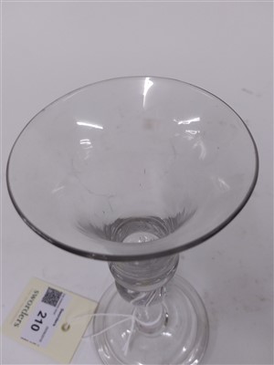 Lot 210 - A wine glass