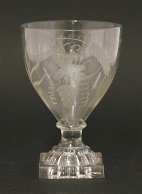 Lot 211 - A glass decanter