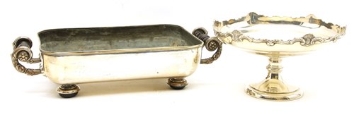 Lot 174 - A silver pedestal bowl