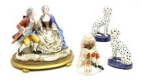 Lot 331 - A collection of ceramic figures