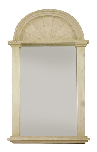 Lot 415 - A large tesserae mirror