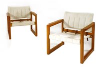 Lot 441 - A pair of 'Diana' armchairs
