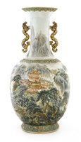 Lot 496 - A Chinese porcelain vase