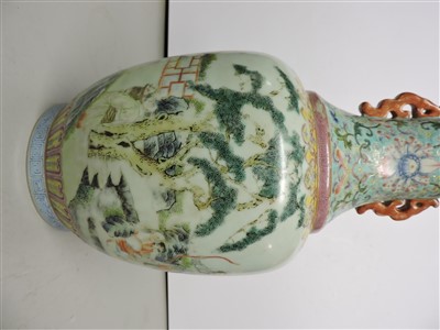 Lot 92 - A Chinese famille rose vase