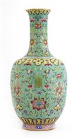 Lot 467 - A Chinese famille rose vase