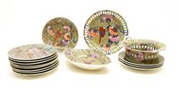 Lot 506 - A 19th Century Spode part tea/dessert