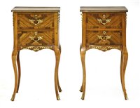 Lot 658 - A pair of Louis XVI-style cabinets