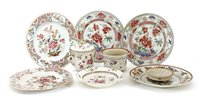 Lot 470 - A collection of Chinese famille rose