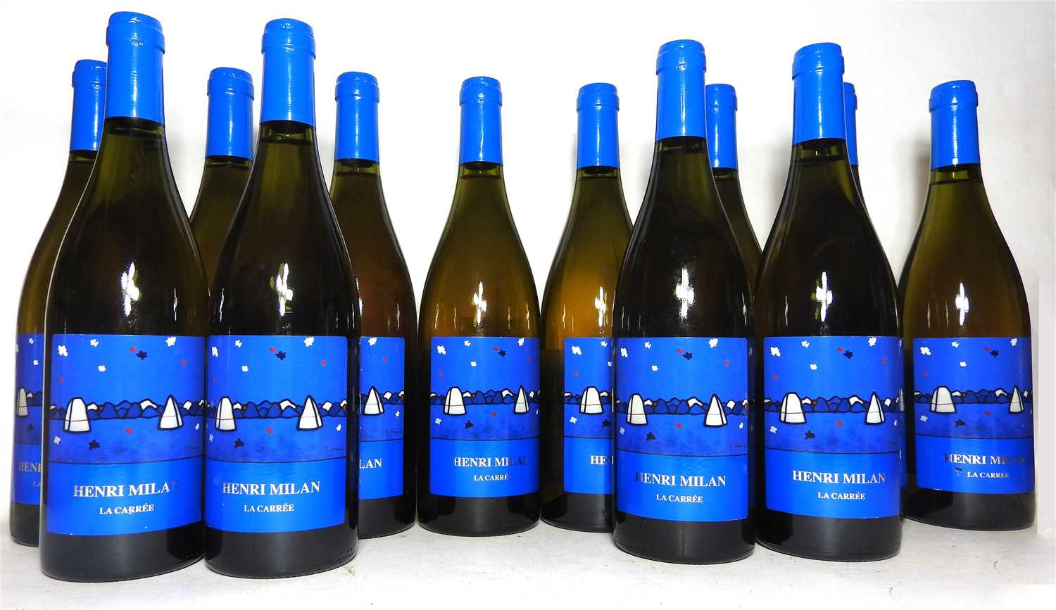 Lot 9 - Henri Milan, La Carrée, Roussanne, 2010, twelve bottles (two boxes of six bottles)