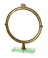 Lot 451 - An Italian circular table mirror