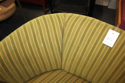 Lot 189 - A Danish banana settee