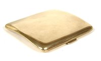 Lot 404 - A 9ct gold cigarette case