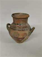 Lot 407A - A Cypriot terracotta pot