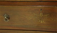 Lot 263 - A Victorian walnut chest of drawers